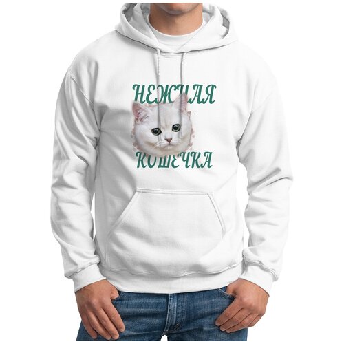 фото Худи coolpodarok, размер 50, белый