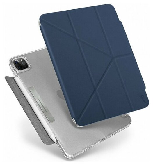 Чехол Uniq Camden Anti-microbial (NPDP11(2021)-CAMIBL) для iPad Pro 11 (2021), синий