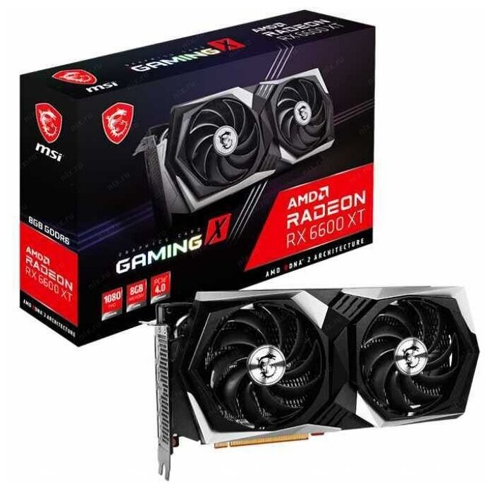 Видеокарта MSI RX 6600 XT GAMING X 8G