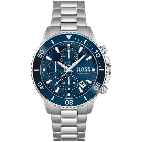Наручные часы BOSS Admiral HB1513907, серебряный, синий
