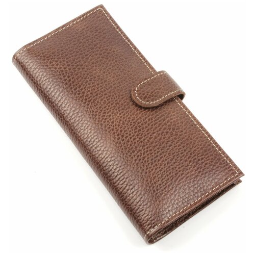 фото Кошелек женский из натуральной кожи, маленький бумажник для денег, портмоне на каждый день коричневый пр950-208 кроко