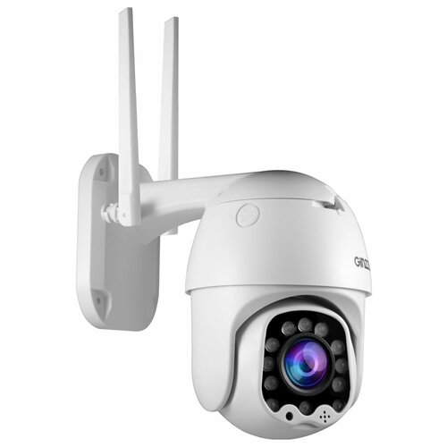 Камера в/наблюдения GINZZU HWD-2303A, WiFi 2.0Mp, 3.6mm, SD, P/T, IR 40м, IP66, пл