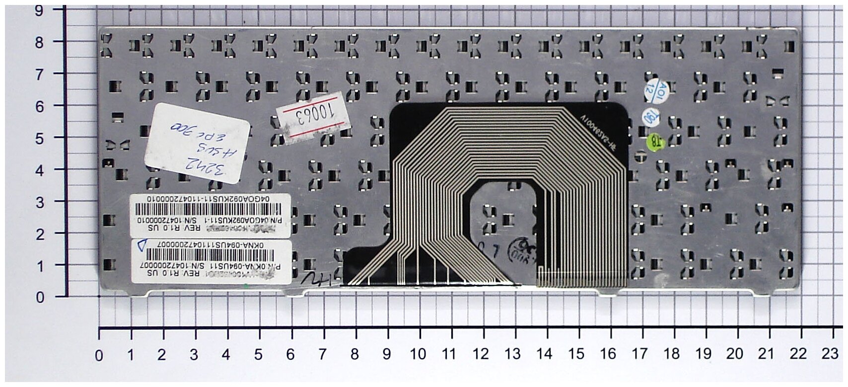 Клавиатура для ноутбука Asus 04GOA092KUS11 русская черная