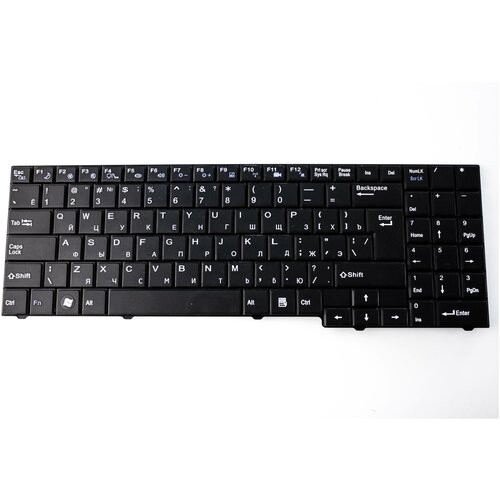 Клавиатура для ноутбука DNS ECS MB50 MB50II Series Г-образный Enter Черная без рамки PN 82B382-FM2028 162000₽