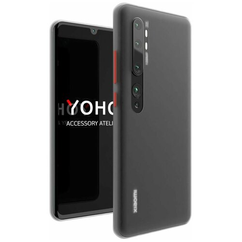 YOHO Чехол защитный - противоударный, матовый, для телефона Xiaomi Mi CC9e. Белый - красный YCHPMXMCC9EWR