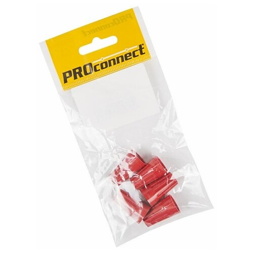 Соединительный изолирующий зажим СИЗ-5, красный, 5 шт. PROCONNECT