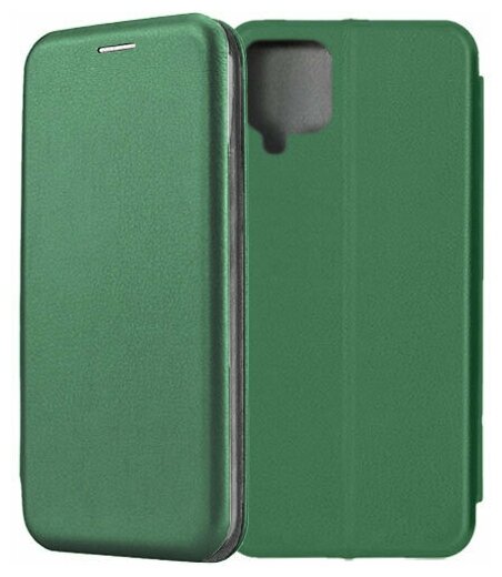 Чехол-книжка Fashion Case для Samsung Galaxy A12 A125 / A127 зеленый
