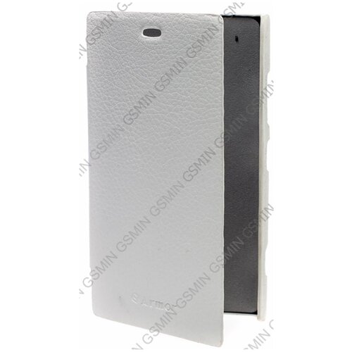 Кожаный чехол для Nokia Lumia 920 Armor Case - Book Type (Белый)