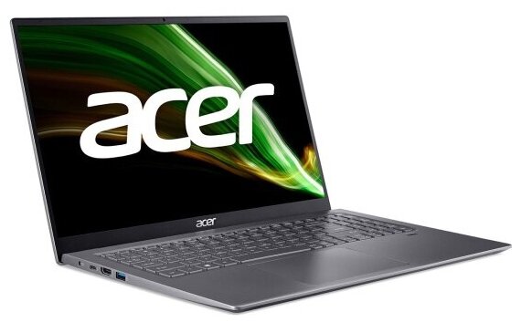 Ноутбук Acer Swift 3 SF316-51-55EP 161 FHD IPSCore i5-11300H16GB512GB SSDIris Xe GraphicsNone Boot-up onlyNoODDсерый NXABDER006