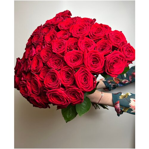 Роза красная 50 см