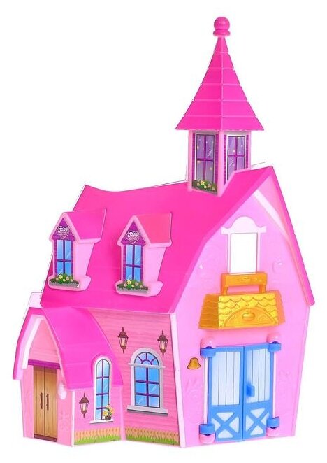 Сима-ленд кукольный домик Волшебное королевство, 6886228, розовый