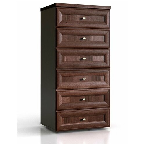 Раум покупай с умом Комод с 6 ящиками для хранения вещей документов одежды СВ-314 Гавана в кабинет спальню прихожую гостиную 600х470х1250 69652₽