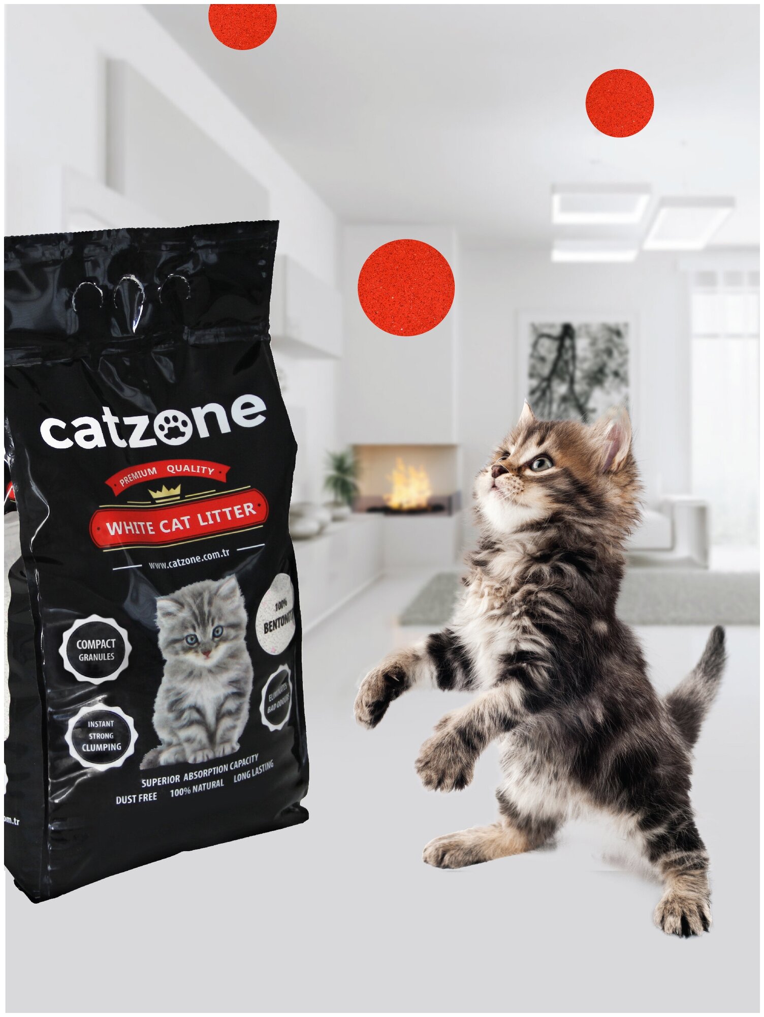 Наполнитель Catzone Compact Natural, 5 кг. - фотография № 5