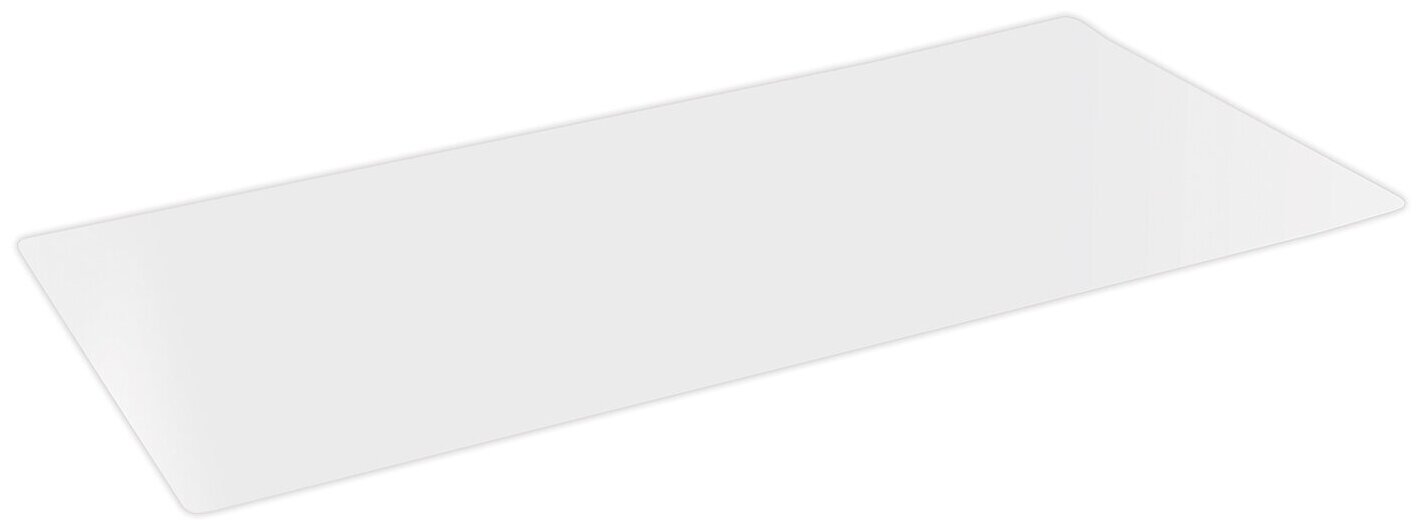 Коврик-подкладка настольный 600х1200 мм, прозрачный матовый, 1,2 мм, BRAUBERG, 237375