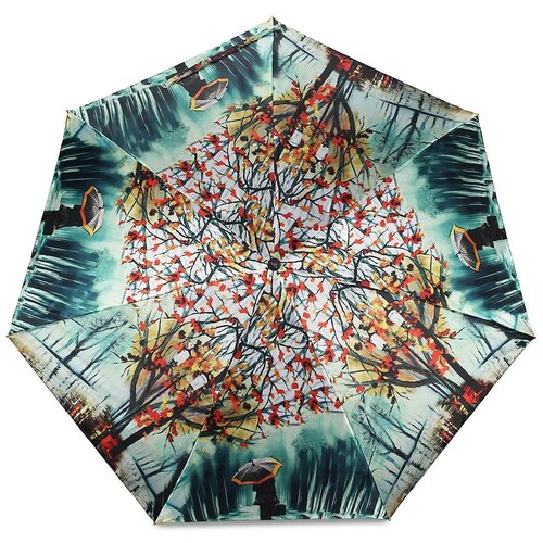 Женский зонт автомат мини «Romance» 1298 Green