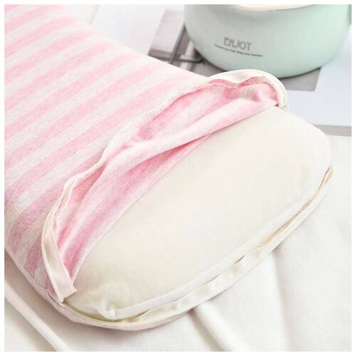 Подушка ComfortExpert Memory foam 0+ 53x28x3 белый/розовый подушки для малышей angels cradle 0 серый