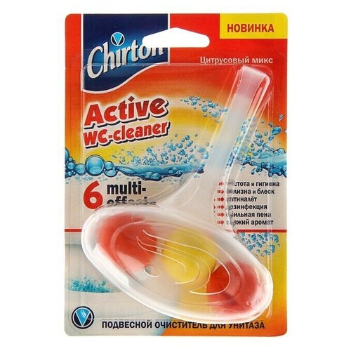 Подвесной очиститель для унитаза Chirton Цитрусовый шарики, 45 г