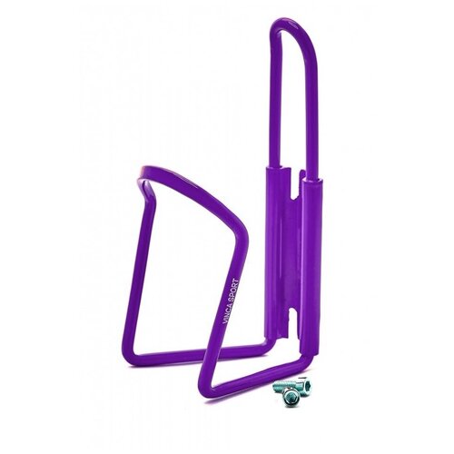 Флягодержатель Vinca sport НС 11 алюминий фиолетовый HC 11 violet велобутылка детская vinca sport машинки 500 мл
