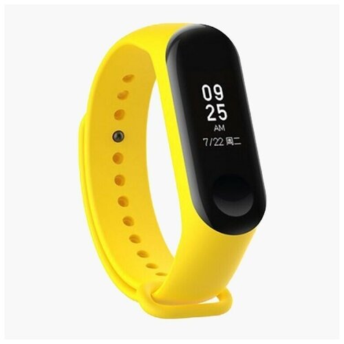 Ремешок WB13 для Xiaomi Mi Band 3/Mi Band 4 силиконовый Желтый