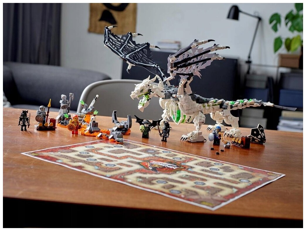 Конструктор LEGO Ninjago Дракон чародея-скелета, 1016 деталей (71721) - фото №13