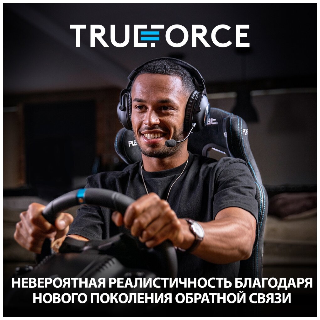 Контроллер для игровых симуляторов Logitech G923 гоночный руль и педали для Xbox Series XS Xbox One и ПК