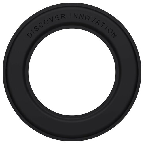 Универсальное клеящееся магнитное адсорбционное кольцо для беспроводного зарядного устройства Magsafe - черное