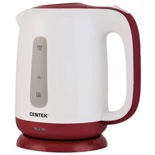 Чайник Centek CT-0044 2200Вт, съёмный моющийся фильтр, окно уровня воды чайник centek ct 0044 red 1 8л 2200вт
