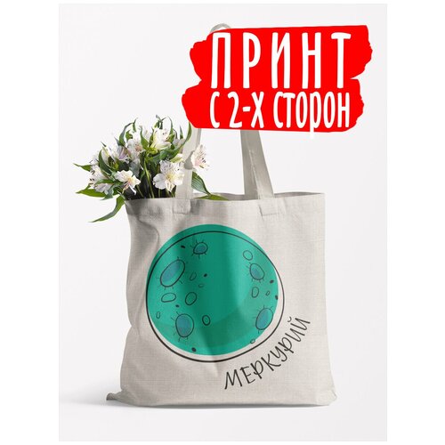 фото Сумка-шоппер планеты меркурий luminous