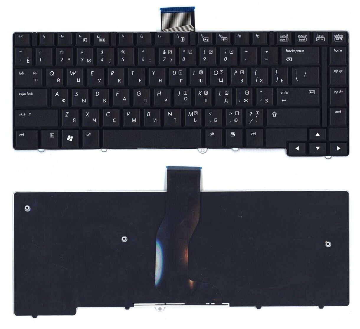 Клавиатура для ноутбука HP 483010-001 Русская черная без Track Point 1510₽