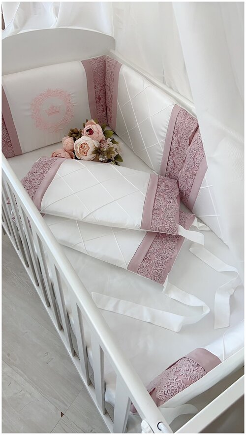 Бортики в детскую кроватку для новорожденного 
