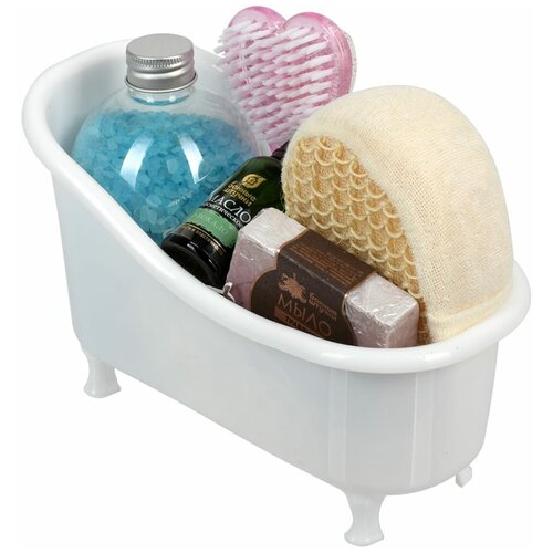 Подарочный набор Рандеву 5 предметов (мочалка, мыло, соль для ванны, пемза, масло ) Банные штучки
