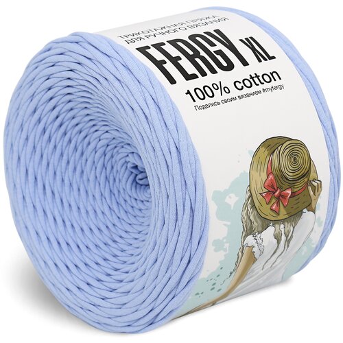 Трикотажная пряжа для вязания / Лицевая / 110м / XL 5-7мм / Зара