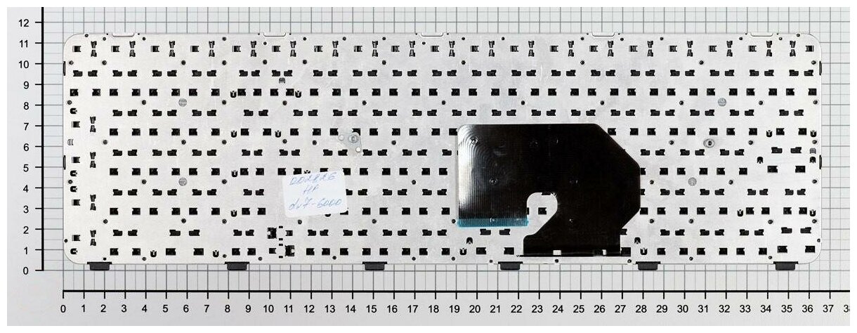 Клавиатура для ноутбука HP Pavilion dv7-6077si черная с рамкой