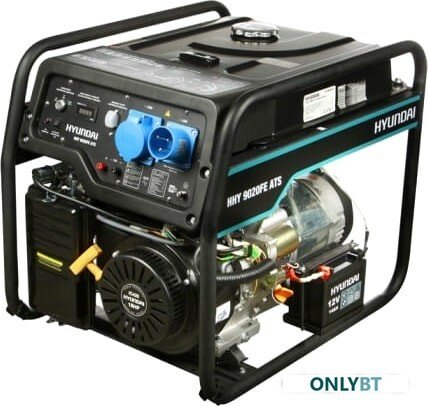 Генератор Hyundai HHY 9020FE ATS, 220/12 В, 6.5кВт