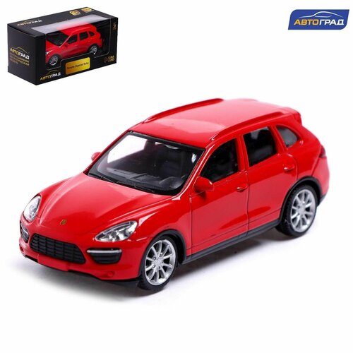 Машина металлическая PORSCHE CAYENNE TURBO, 1:43, цвет красный машина металлическая автоград porsche cayenne turbo 1 43 цвет красный