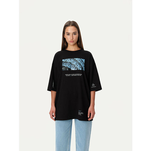 фото Футболка pl storage, размер l, черный, синий