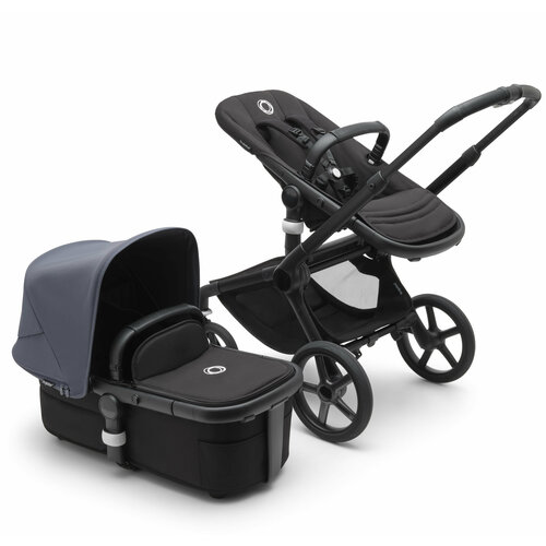 Коляска 2 в 1 Bugaboo Fox 5 Black/Midnight Black/Stormy Blue