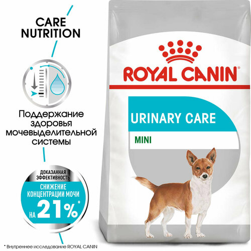 ROYAL CANIN MINI URINARY CARE для взрослых собак маленьких пород при мочекаменной болезни (1 кг х 8 шт)