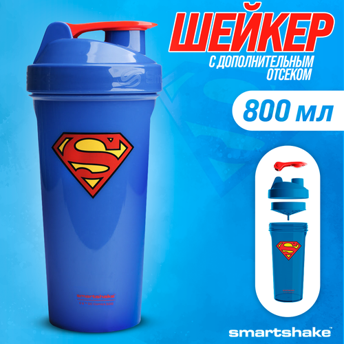 фото Шейкер dc smartshake lite 800ml- superman shaker