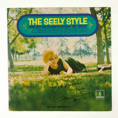 Jeannie Seely - The Seely Style / Винтажная виниловая пластинка / Lp / Винил