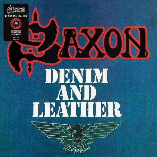 Виниловая пластинка Saxon, Denim And Leather (coloured) (4050538676686)