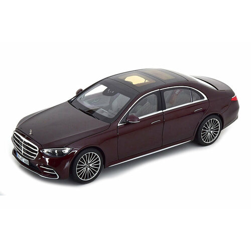 Mercedes W223 s-class amg-line 2021 red metallic / мерседес с-класс темно красный