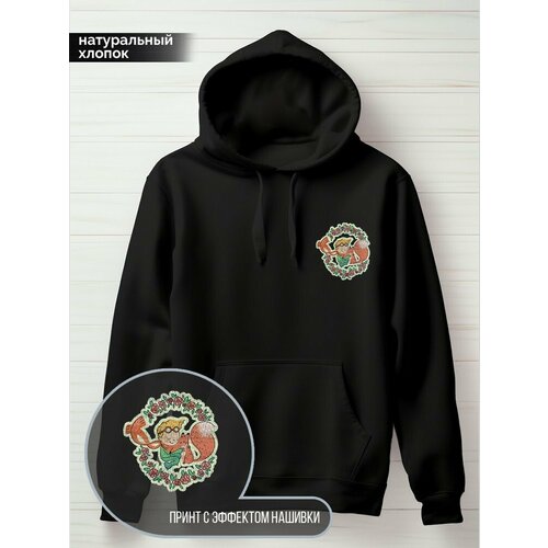 фото Худи hypnotica, размер xs, черный