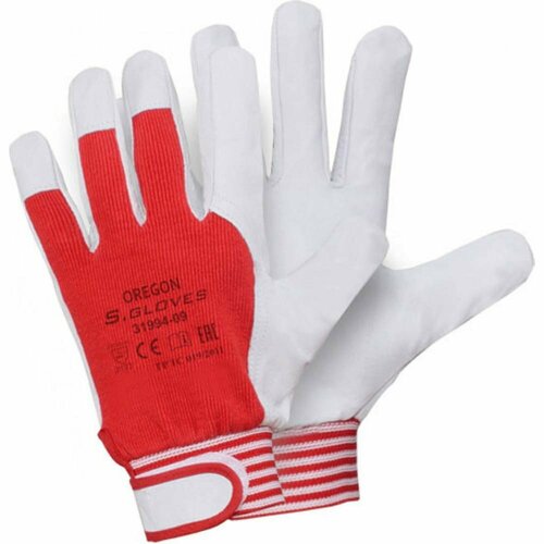 S. GLOVES Перчатки комбинированные козья кожа OREGON 08 размер 31994-08