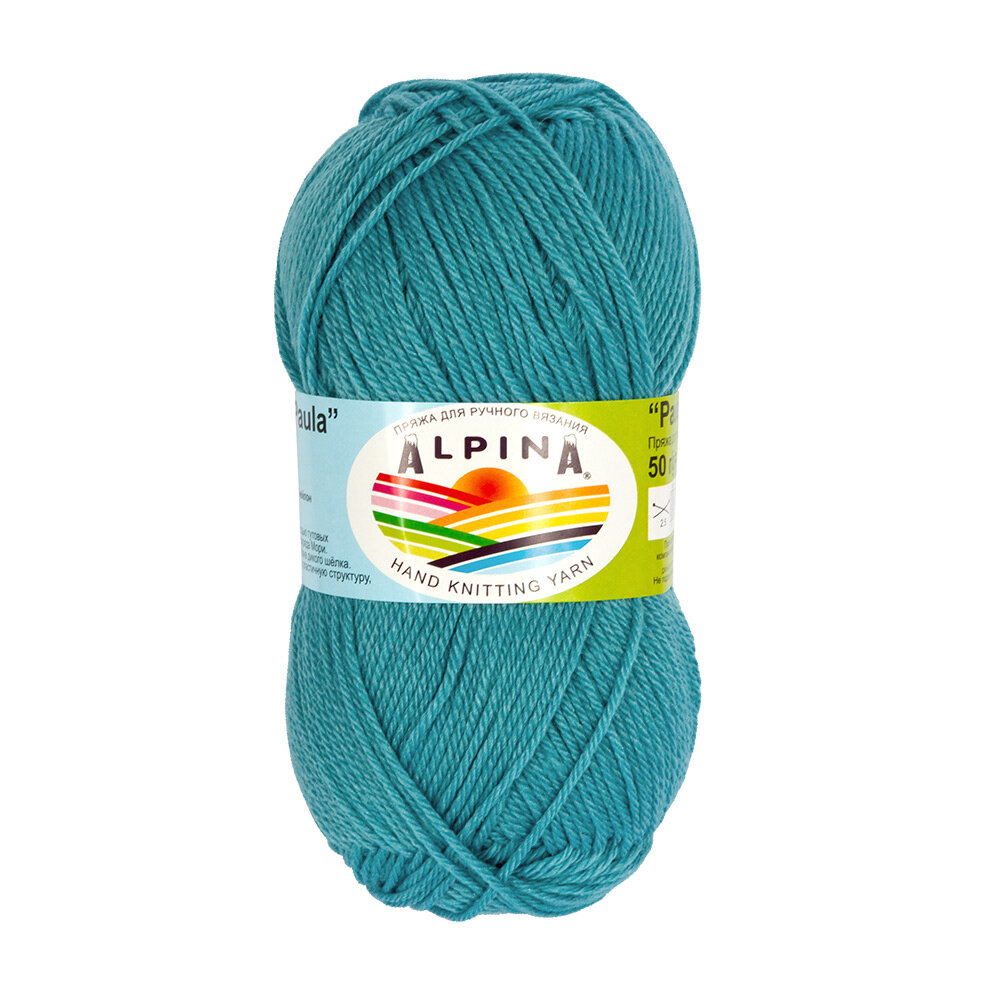 фото Пряжа ALPINA 'PAULA' 60% мериносовая шерсть, 20% натуральный шелк, 20% нейлон 50 г 175 м цвет №21 яр. розовый