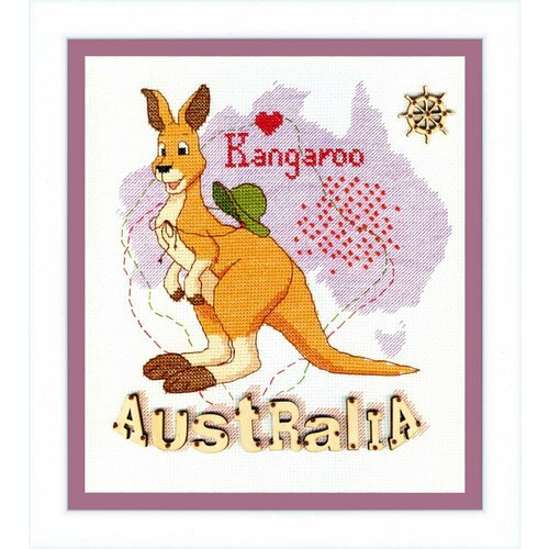Набор для вышивания Crystal Art® ВТ-0173 Детский мир. Австралия