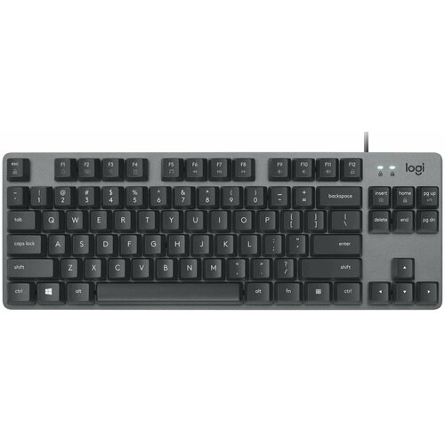 Игровая клавиатура Logitech K835 TKL Blue Switch черный 609000₽