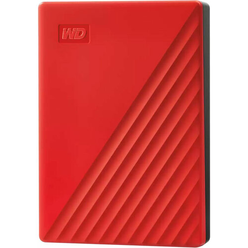 Жесткий диск WD USB 3.0 5Tb WDBPKJ0050BRD-WESN My Passport 2.5" красный