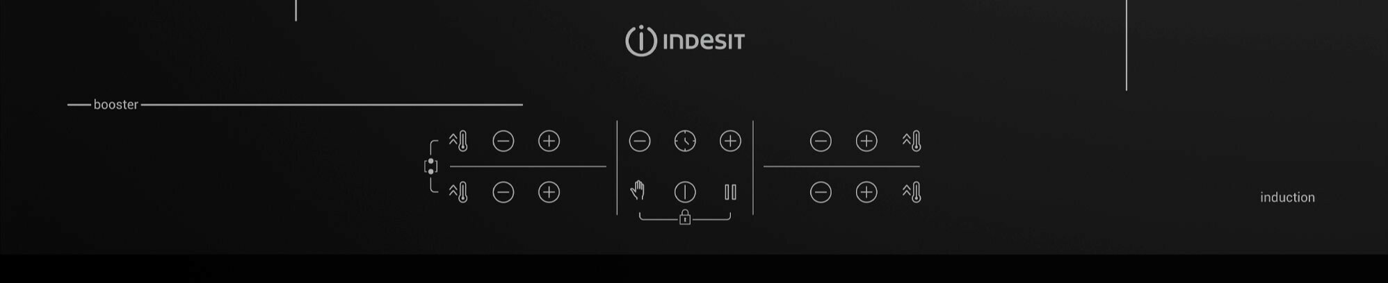 Электрическая варочная панель INDESIT IB 41B60 BF (черный) - фотография № 7