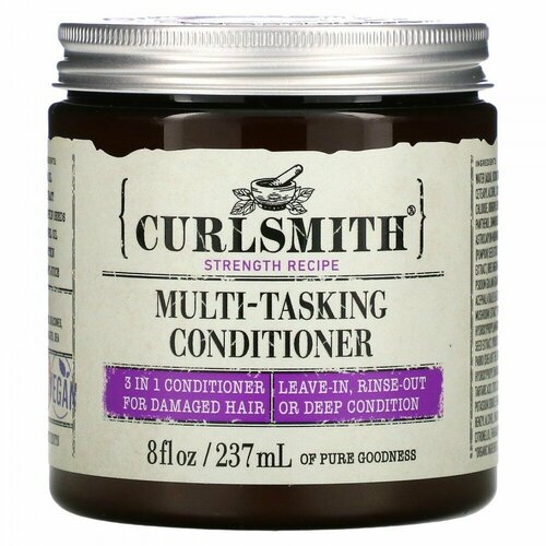 Curlsmith, Multi-Tasking 3 In 1 Conditioner, For Damaged Hair, 8 fl oz (237 ml)